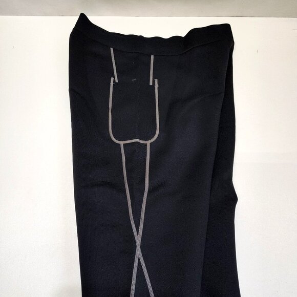Neoprene Sauna Leggings XXL Yoga Pants Side Pocket Reflective Detail Unisex NWOT - Picture 4 of 11
